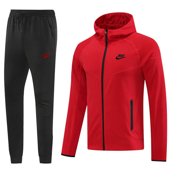 2024/25 Nk~ Red Hoody Zipper Jacket Tracksuit