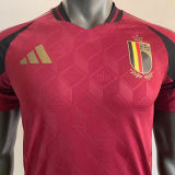 2024/25 Belgium Home Player Version Long Sleeve Jersey