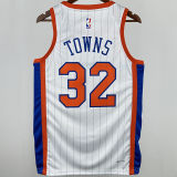 2025 NY Knicks TOWNS #32 White City Edition NBA Jerseys