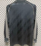 2025 RM Special Edition Black Retro Style Long Sleeve Soccer Jersey