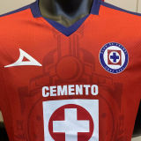 2024/25 Cruz Azul Third Red Player Soccer Jersey