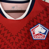 2024/25 Lille Home Red Fans Soccer Jersey