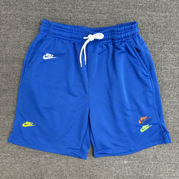 2025 NK Fancy blue Embroidered Multicolor Logo Casual Short Pants CN02浅彩蓝