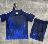 2024/25 Japan Home Y-3 Blue Kids Soccer Jersey