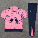 2025 PSG Pink Hoody Zipper Jacket Tracksuit