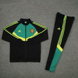 2024/25 M Utd Black Jacket Tracksuit