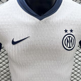 2024/25 In Milan Away White Player Version Soccer Jersey
