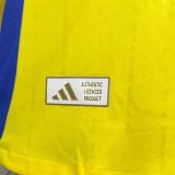 2024/25 Al Nassr Home Yellow Player Version Soccer Jersey
