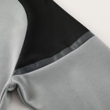 2025 Puma Grey Hoody Zipper Jacket Windbreaker