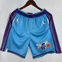2024/25 Hornets Blue Retro Training Shorts NBA Pants