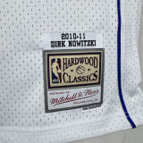 2010/11 Mavericks NOWITZKI #41 White Retro NBA Jersey