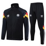 2025 Germany Black Jacket Tracksuit