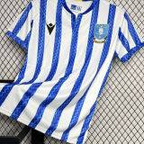2024/25 Sheffield Wednesday Home Fans Soccer Jersey 谢周三
