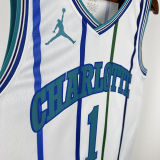 2020 Hornets BALL #1 White Retro NBA Jerseys
