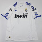 2010/11 RM Home White Retro Player Version Soccer Jersey 球员版