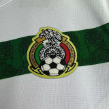 2006 Mexico Away White Retro Soccer Jersey