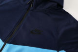 2025 NK~ Blue Hoody Zipper Jacket Windbreaker