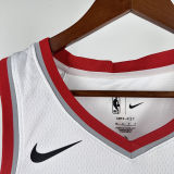 2023 Trail Blazerst AVDIJA #8 White NBA Jerseys