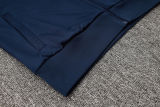 2025 France Sapphire Blue Kids Jacket Tracksuit