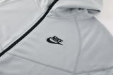 2025 NK~ Grey Hoody Zipper Jacket Tracksuit