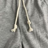 2024/25 Nk~ Grey Pure Cotton Sports Trousers Zipper style