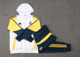 2024/25 RM White Hoody Zipper Jacket Tracksuit