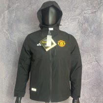 2024/25 M Utd Black Windbreaker Y12冲锋衣