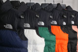 1996 THE N FACE Brown Vest Down Jackets