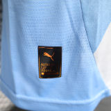 2025/26 Man City Home Blue Player Version Soccer Jersey