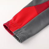 2024/25 AC Red Grey Jacket Tracksuit