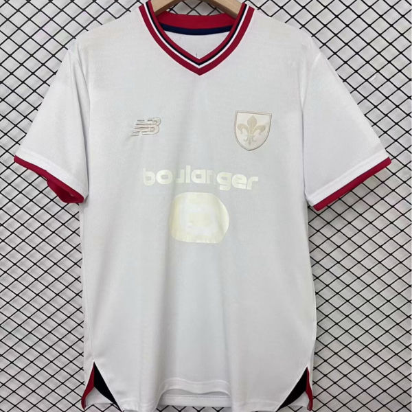 2024/25 Lille 80th Anniversary White Fans Soccer Jersey