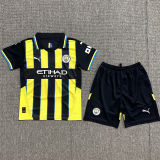 2024/25 Man City Away Kids Soccer Jersey
