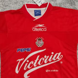 2000/01 Deportivo Toluca Home Red Retro Soccer Jersey 托卢卡