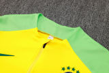 2025 Brazil Yellow Sweater Tracksuit