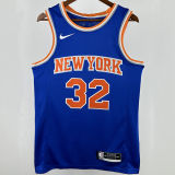 2025 NY Knicks TOWNS #32 Blue City Edition NBA Jerseys