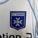 2003/04 AJ Auxerre Home White Retro Long Sleeve Soccer Jersey 欧塞尔