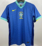 VINI JR． #7 Brazil 1:1 Quality Away Blue Fans Jersey 2024/25 ★★