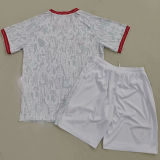 2024/25 Sevilla FC Home White Kids Soccer Jersey