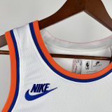 NY Knicks BRUNSON #11 White 75th Retro NBA Jerseys 75周年
