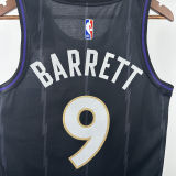 2025 Timberwolves BARRETT #9 Black NBA Jerseys 热压