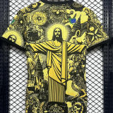 2024/25 Brazil Special Edition Yellow Player Version Soccer Jersey