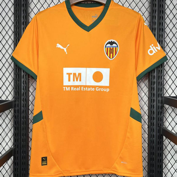 2024/25 Valencia Third Orange Fans Soccer Jersey