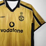 2001/02 M Utd 100th Centenary Retro Soccer Jersey