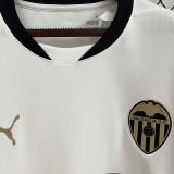 2024/25 Valencia Home White Fans Soccer Jersey