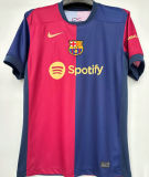 PEDRI #8 BA 1:1 Quality Home Fans Jersey 2024/25 (LaLiga Font 西甲字体 有号下广告) ★★