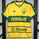 2024/25 Cuiabá Home Yellow Fans Soccer Jersey 库亚巴体育