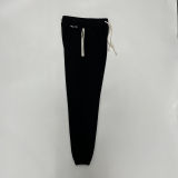 2024/25 Nk~ Black Pure Cotton Sports Trousers Zipper style