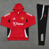 2025 M Utd Hoody Zipper Jacket Tracksuit