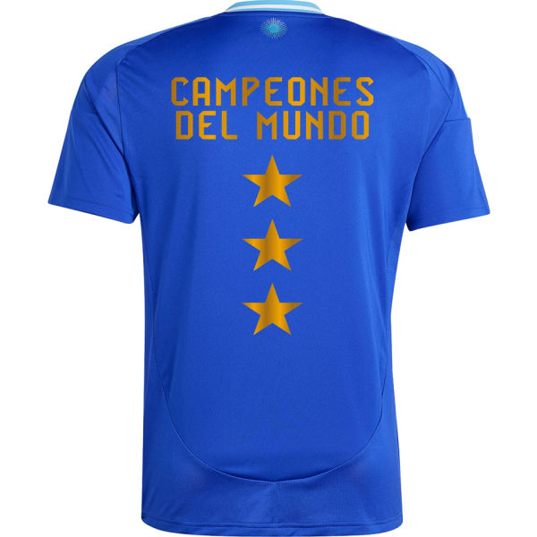 CAMPEONES DEL MUNDO 3 Stars Argentina Away Blue Fans Jersey 2024/25 ★★