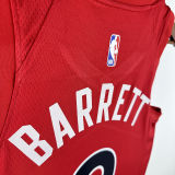 2023 Toronto Raptors BARRETT #9 Red NBA Jerseys